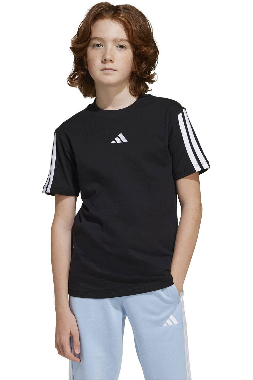 adidas camiseta manga corta niño X_J 3S TEE 160 vista frontal