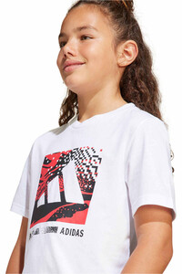adidas camiseta manga corta niño X_J CAMO LOGO TEE vista detalle