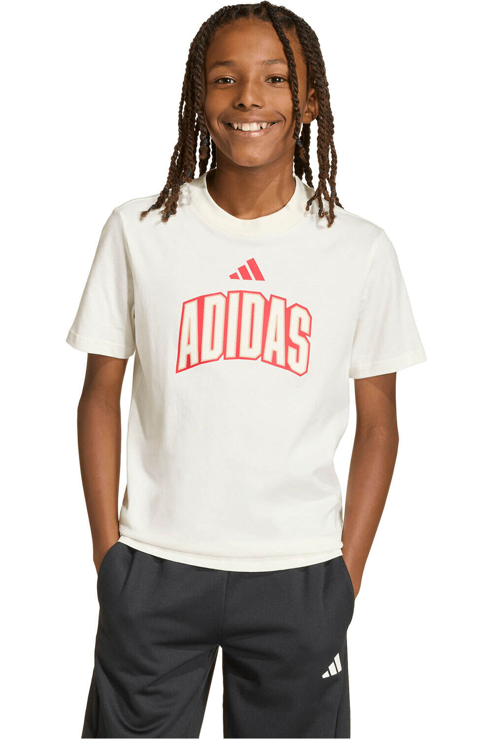 adidas camiseta manga corta niño X_J STD GFX TEE vista frontal