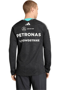 adidas camiseta manga larga hombre MERCEDES-AMG PETRONAS F1 OFICIAL vista trasera