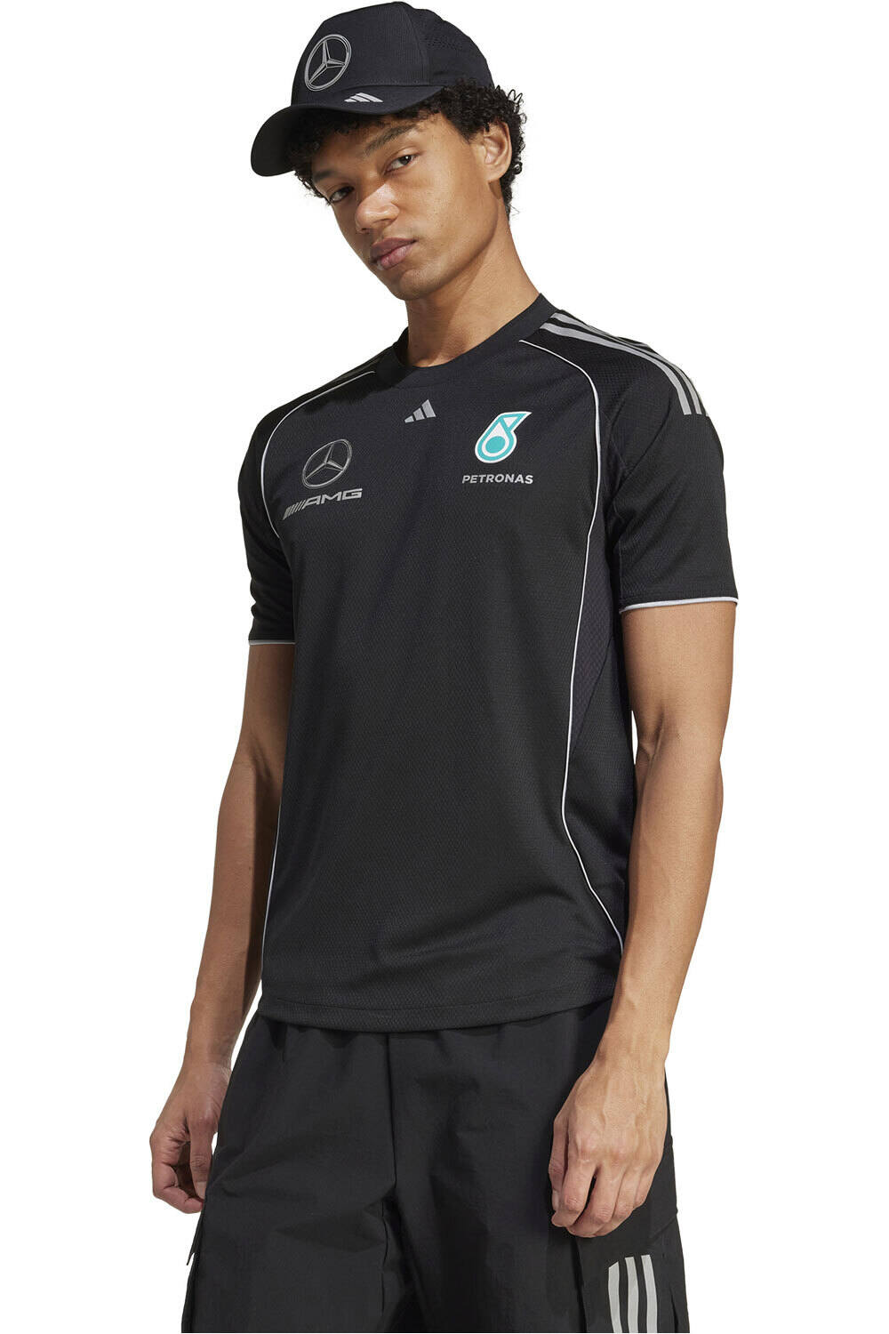 adidas camiseta manga larga hombre MERCEDES F1 TEAM MECHANICS vista frontal