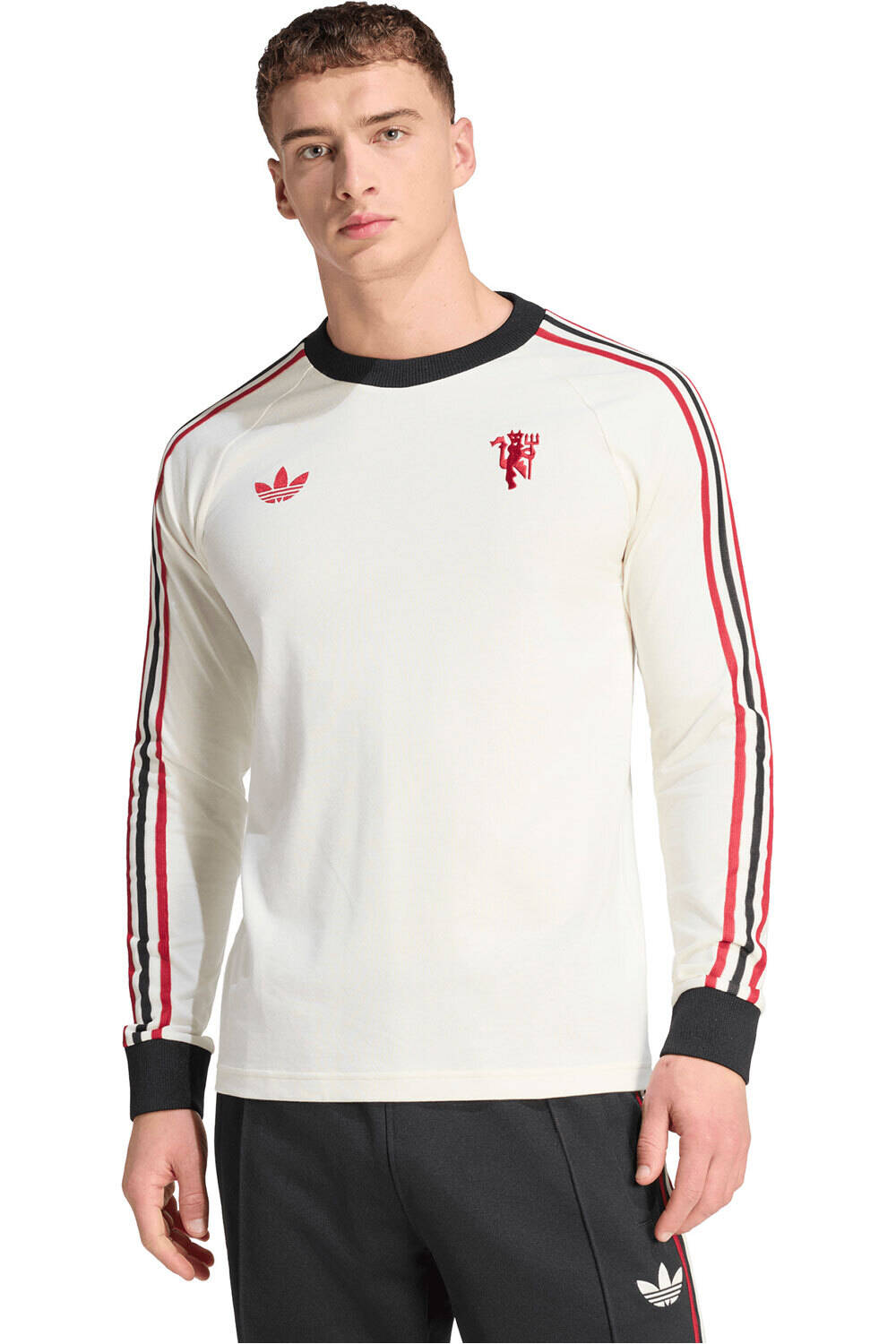 adidas camiseta manga larga hombre MUFC OG LS vista frontal