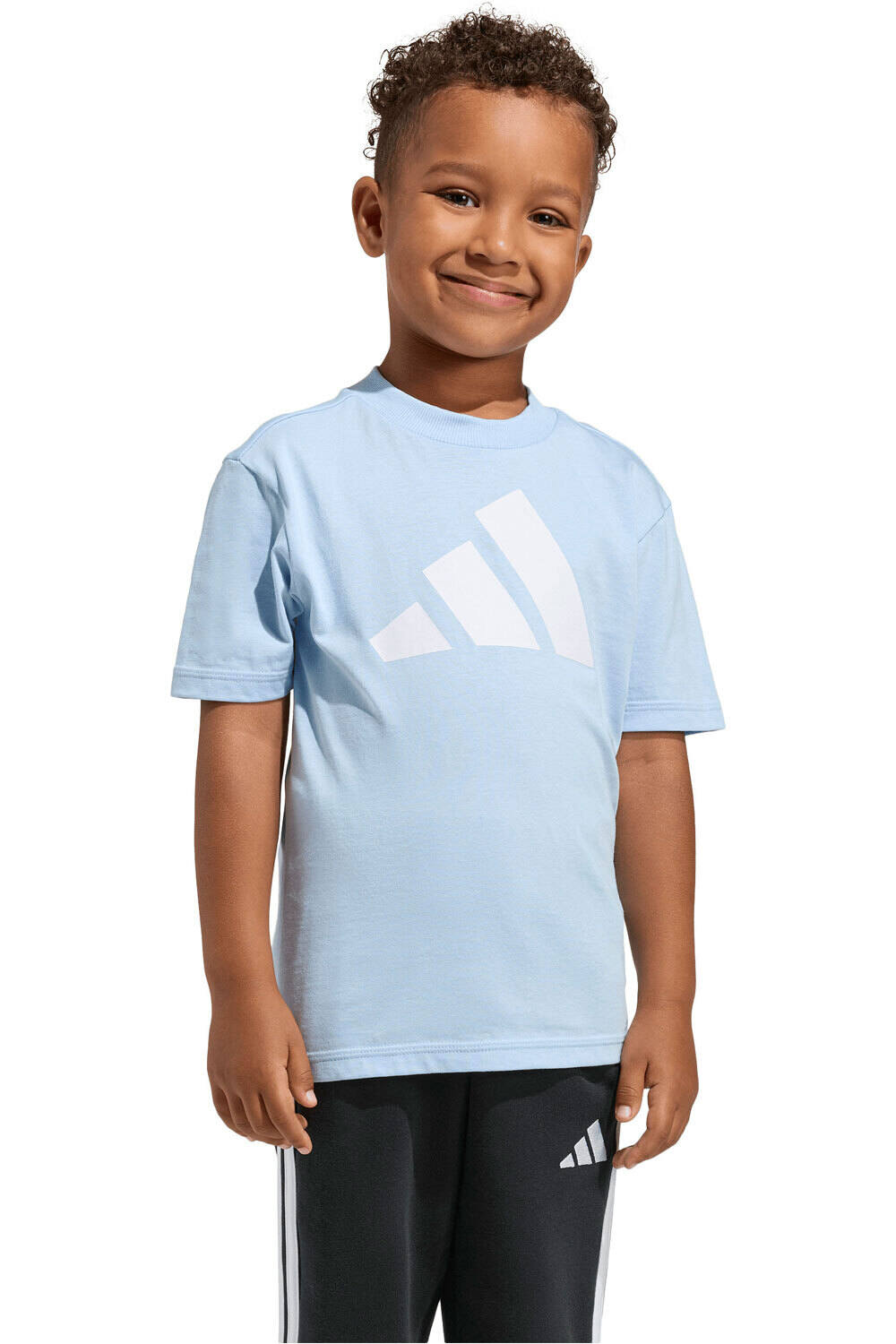 adidas camiseta manga larga niño LK BL TEE 160 vista frontal