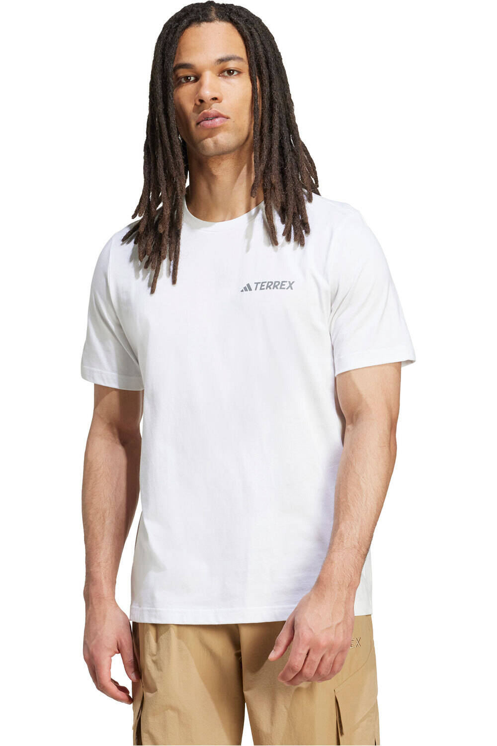 adidas camiseta montaña manga corta hombre TERREX GRAPHIC vista frontal