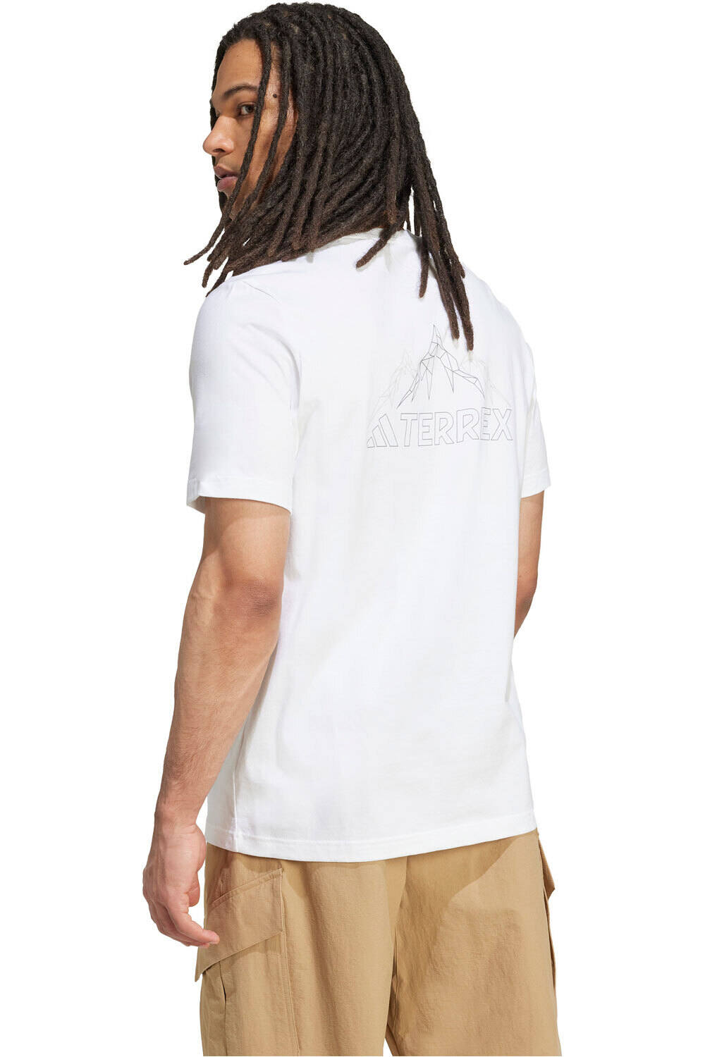 adidas camiseta montaña manga corta hombre TERREX GRAPHIC vista trasera