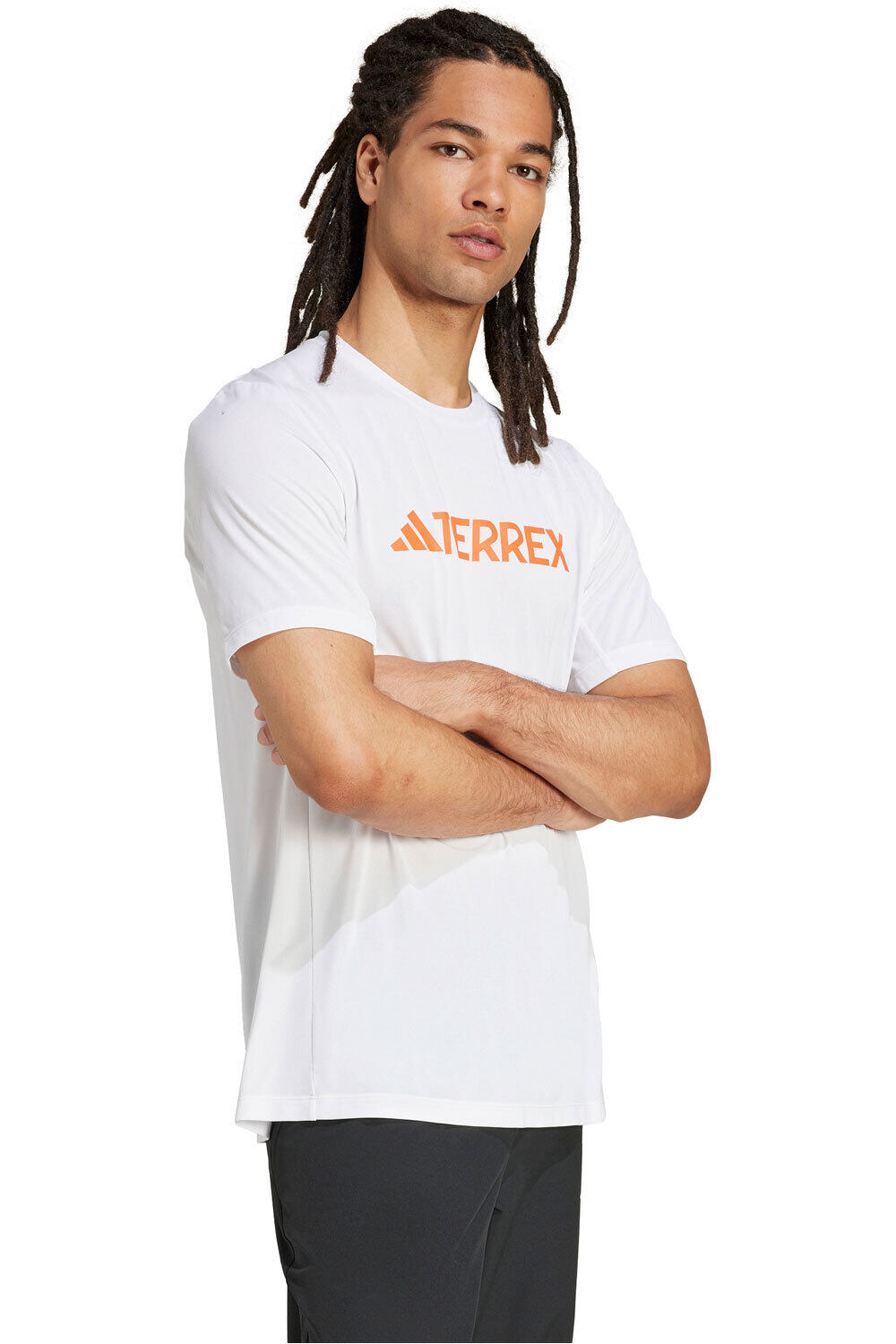 adidas camiseta montaña manga corta hombre TERREX MULTI CLIMACOOL LOGO TECH vista detalle