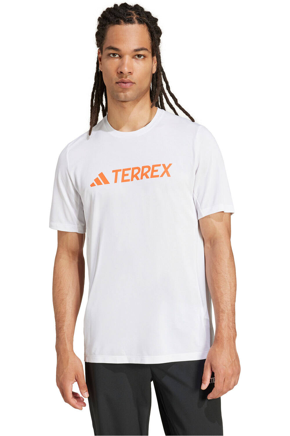 adidas camiseta montaña manga corta hombre TERREX MULTI CLIMACOOL LOGO TECH vista frontal