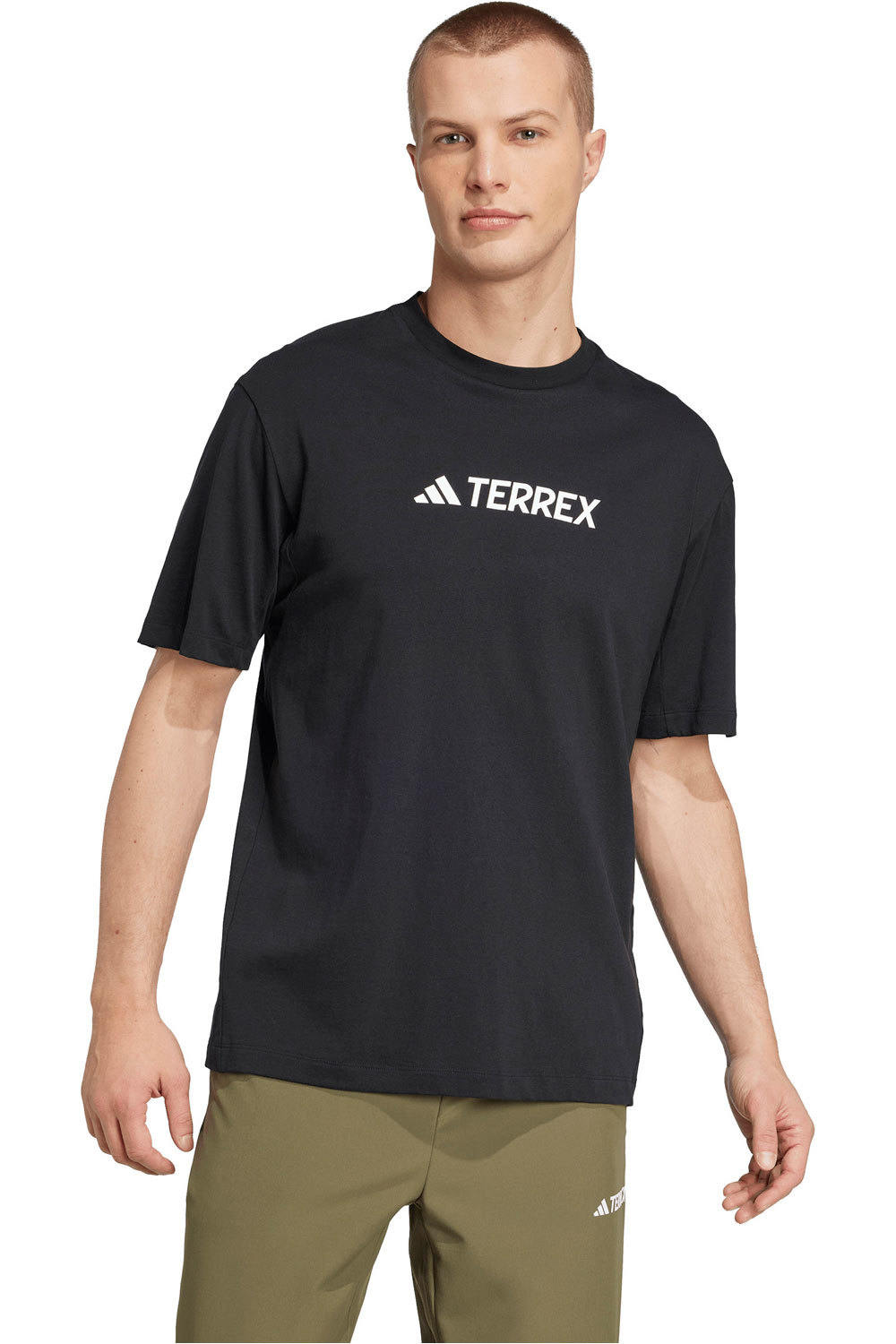 adidas camiseta montaña manga corta hombre TX LOGO TEE vista frontal