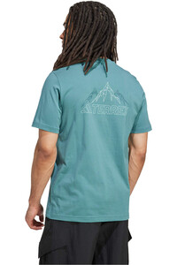 adidas camiseta montaña manga corta hombre TX MOUNTAIN TEE vista trasera