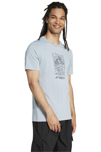 adidas camiseta montaña manga corta hombre WILD TEE vista detalle