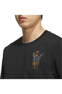 adidas camiseta montaña manga corta hombre XPLORIC CLIMACOOL EMBROIDERED vista detalle