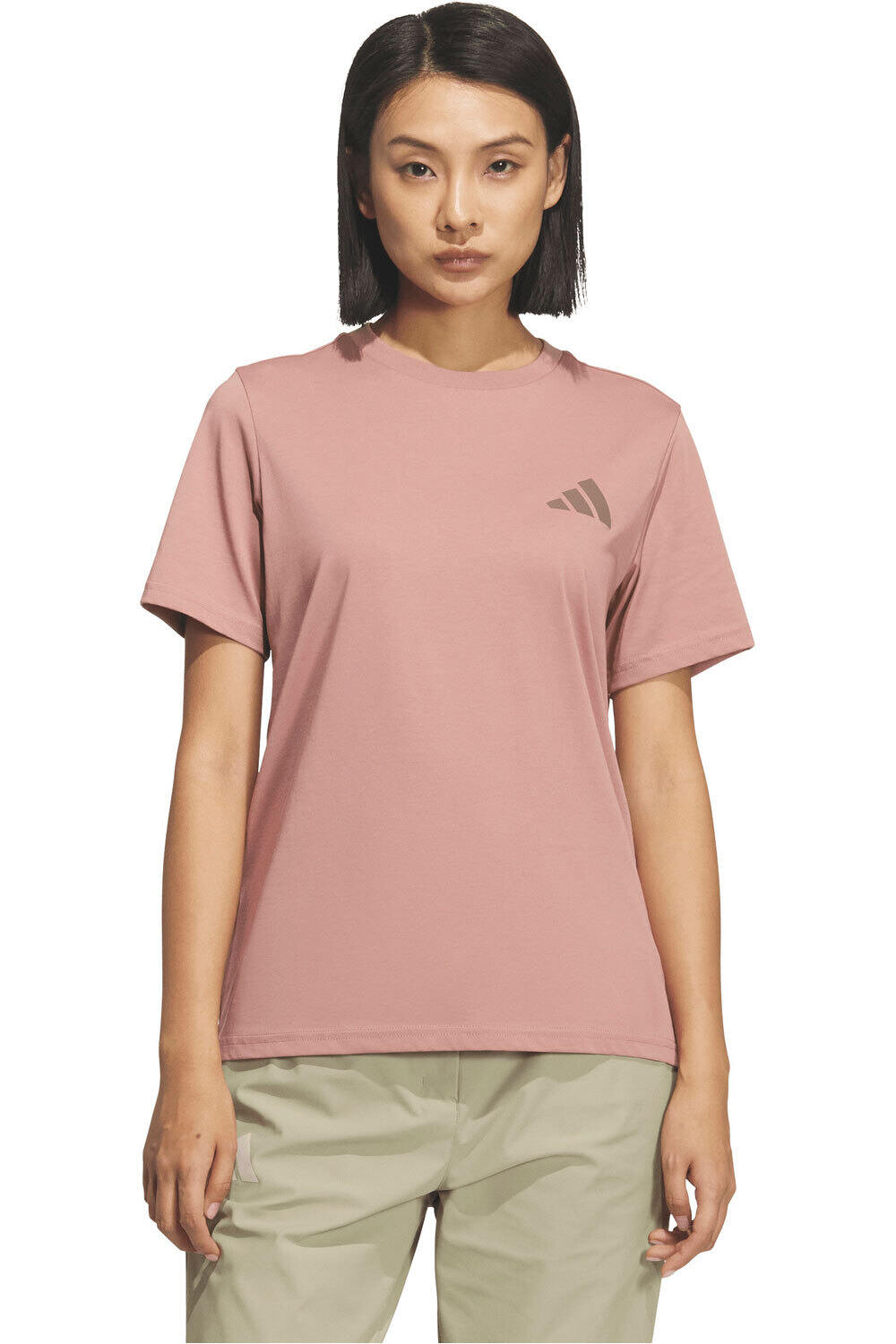 adidas camiseta montaña manga corta mujer ESTAMPADA MULTI vista frontal
