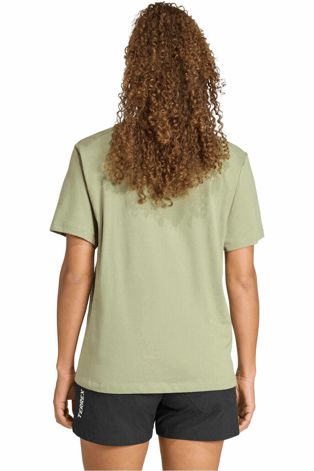 adidas camiseta montaña manga corta mujer TERREX CLASSIC LOGO vista trasera