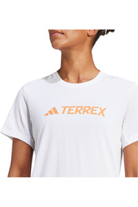 adidas camiseta montaña manga corta mujer TERREX MULTI CLIMACOOL LOGO TECH 03