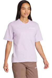 adidas camiseta montaña manga corta mujer TERREX MULTI CLIMACOOL vista detalle