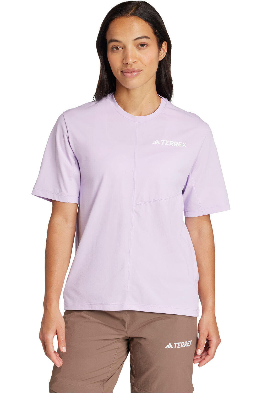 adidas camiseta montaña manga corta mujer TERREX MULTI CLIMACOOL vista frontal