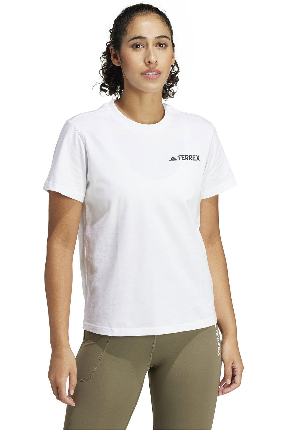 adidas camiseta montaña manga corta mujer TX MOUNTAIN TEE vista frontal