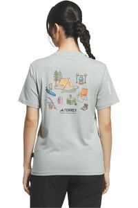 adidas camiseta montaña manga corta mujer XPL W CAMP T vista trasera