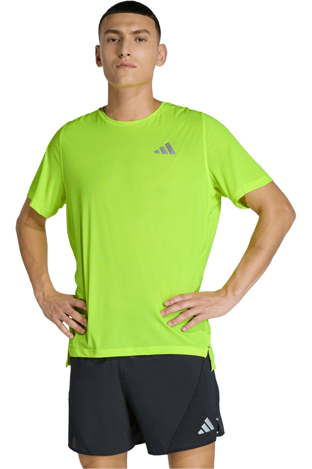 adidas camiseta técnica manga corta hombre ADI365 BZ T M vista frontal