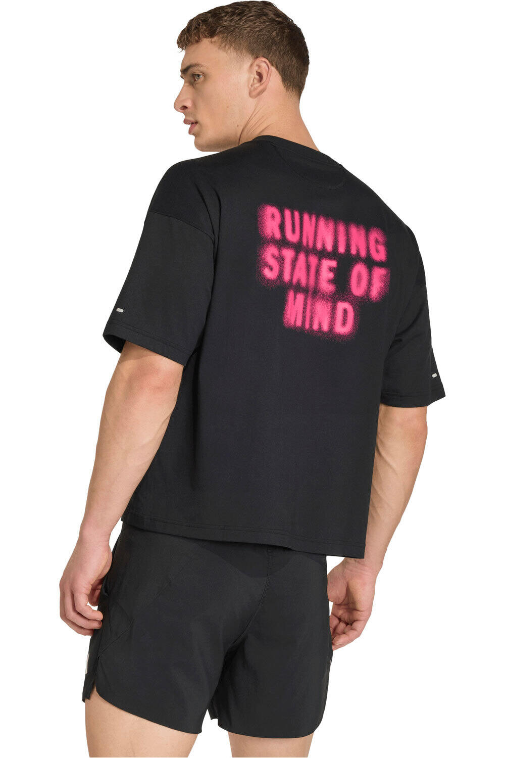 adidas camiseta técnica manga corta hombre ADI365 CHEERING vista trasera