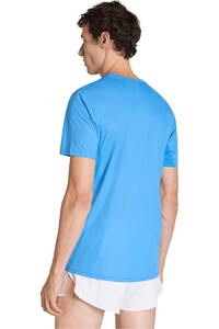 adidas camiseta técnica manga corta hombre ADIZERO ESSENTIALS RUNNING vista trasera