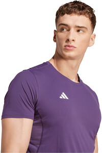 adidas camiseta técnica manga corta hombre ADIZERO vista detalle
