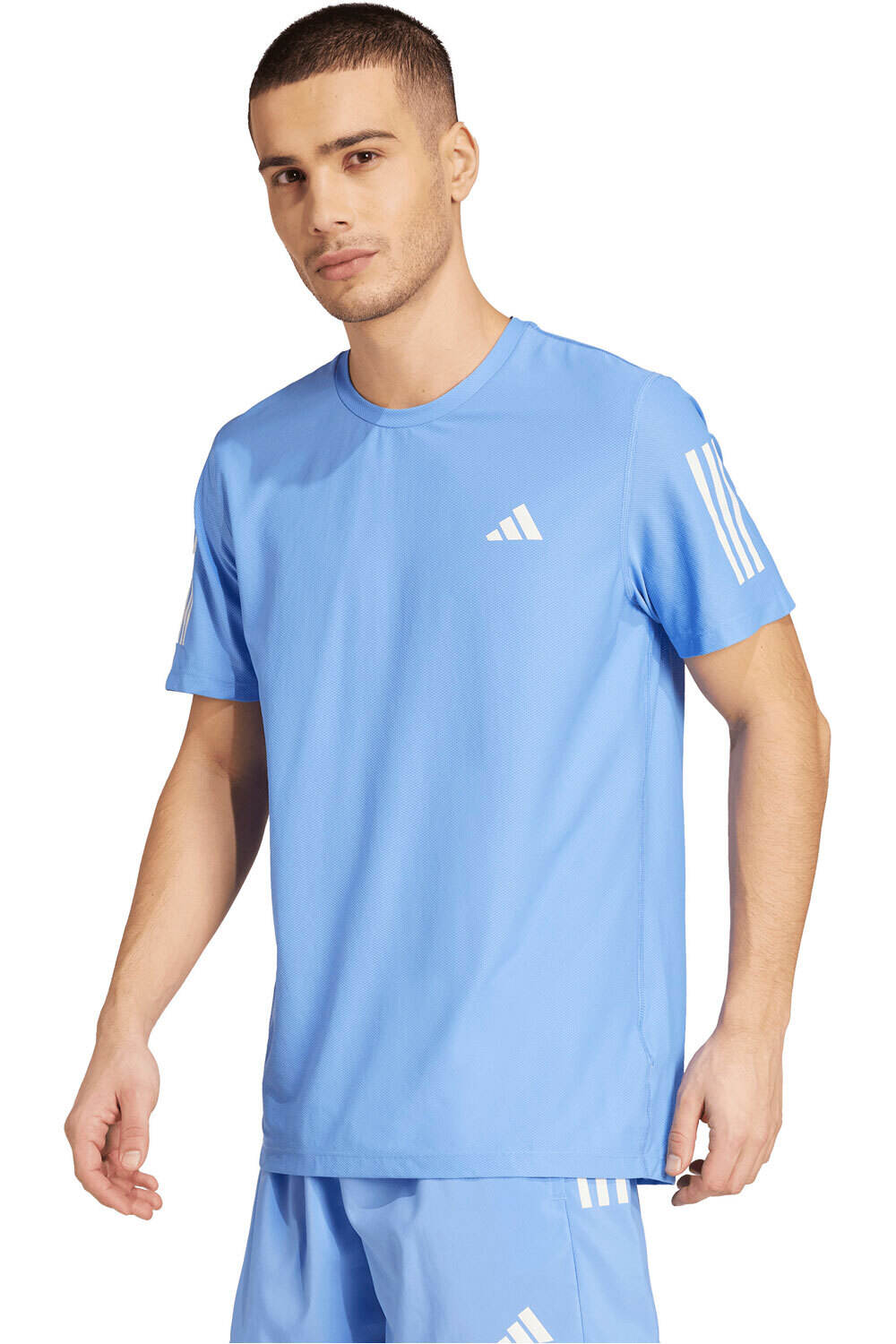 adidas camiseta técnica manga corta hombre OWN THE RUN vista frontal
