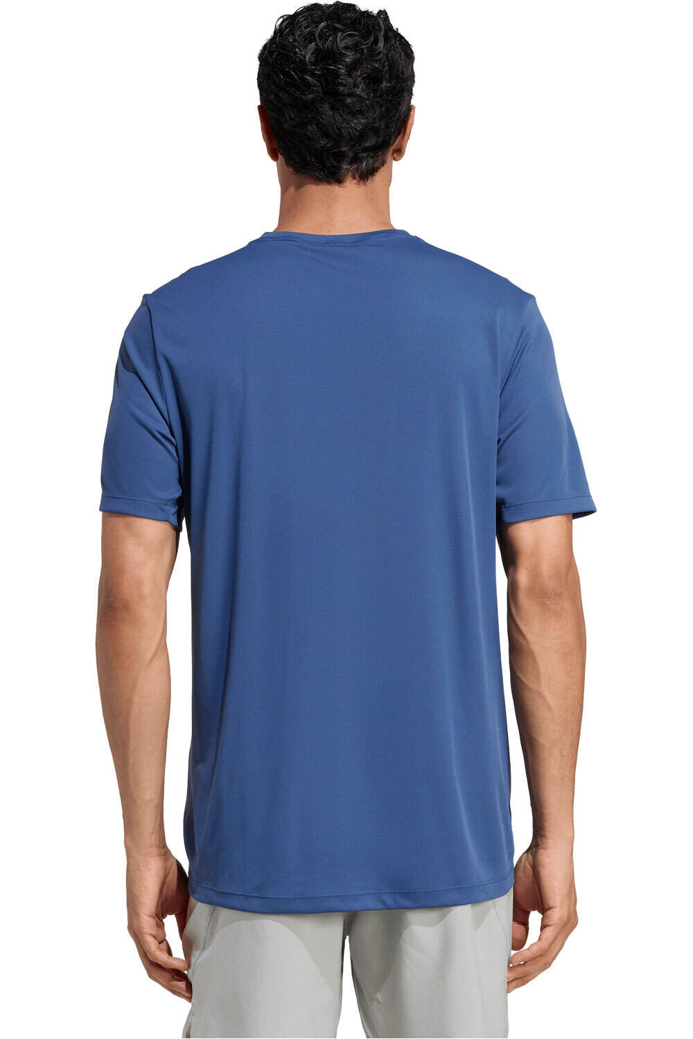 adidas camiseta técnica manga corta hombre Run Ess Tee M vista trasera