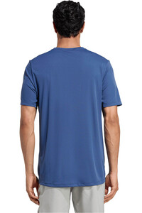 adidas camiseta técnica manga corta hombre Run Ess Tee M vista trasera