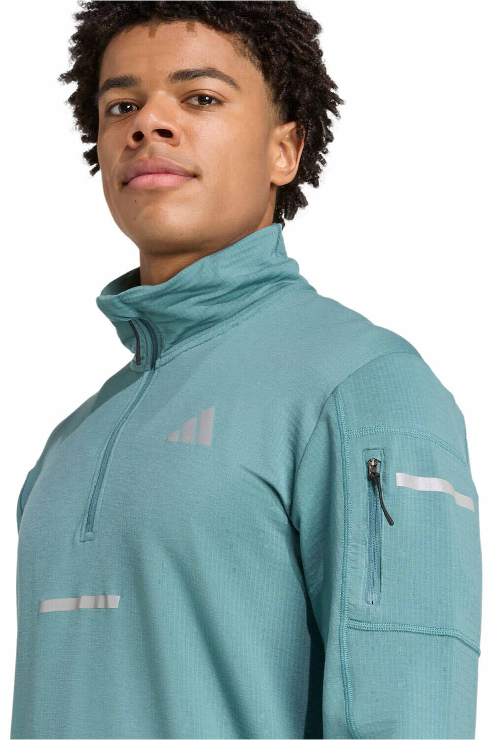 adidas camiseta técnica manga larga hombre ADI365 CLIMAWARM+ HALF-ZIP vista detalle
