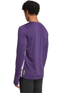 adidas camiseta técnica manga larga hombre ADIZERO L TEE M vista trasera