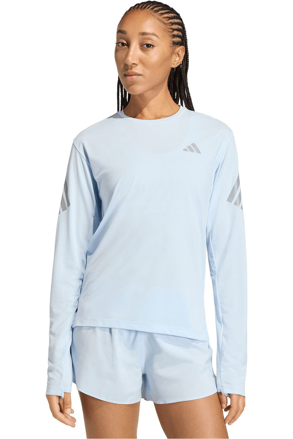 adidas camiseta técnica manga larga mujer ADI365 CLIMACOOL vista frontal