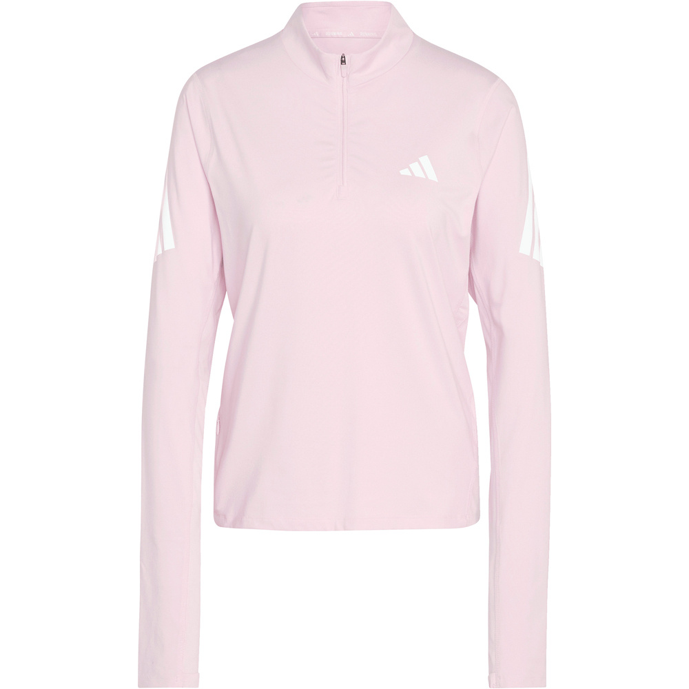 adidas camiseta técnica manga larga mujer ADI365/// ZIP W vista detalle