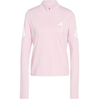 adidas camiseta técnica manga larga mujer ADI365/// ZIP W vista detalle