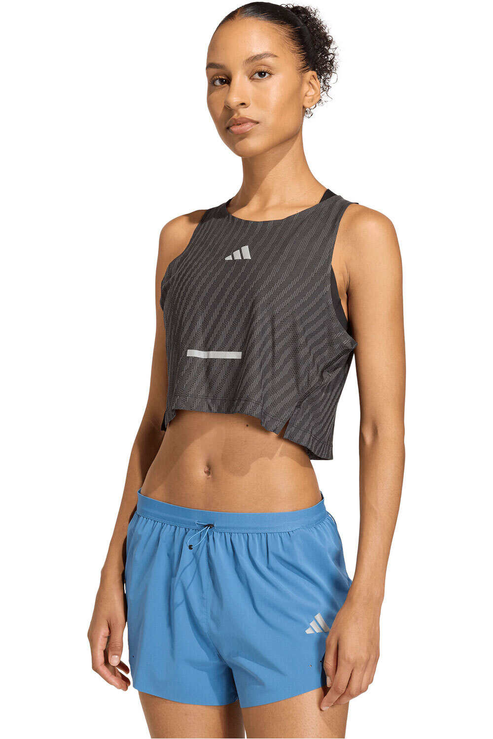 adidas camiseta técnica tirantes mujer ADI365 CLIMACOOL+ ENGINEERED vista frontal