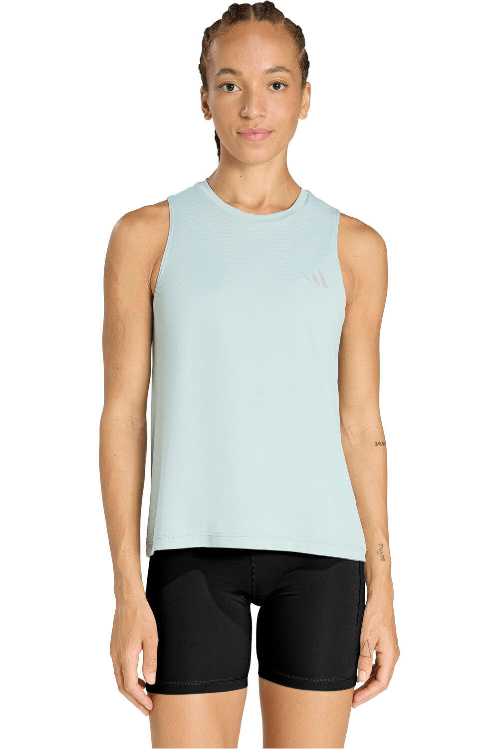 adidas camiseta técnica tirantes mujer Run Ess Tank W vista frontal