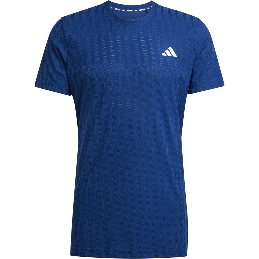 adidas camiseta tenis manga corta hombre CAMISETA T FREELIFT DARK BLUE vista detalle