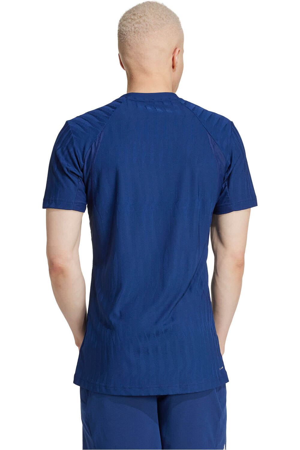 adidas camiseta tenis manga corta hombre CAMISETA T FREELIFT DARK BLUE vista trasera