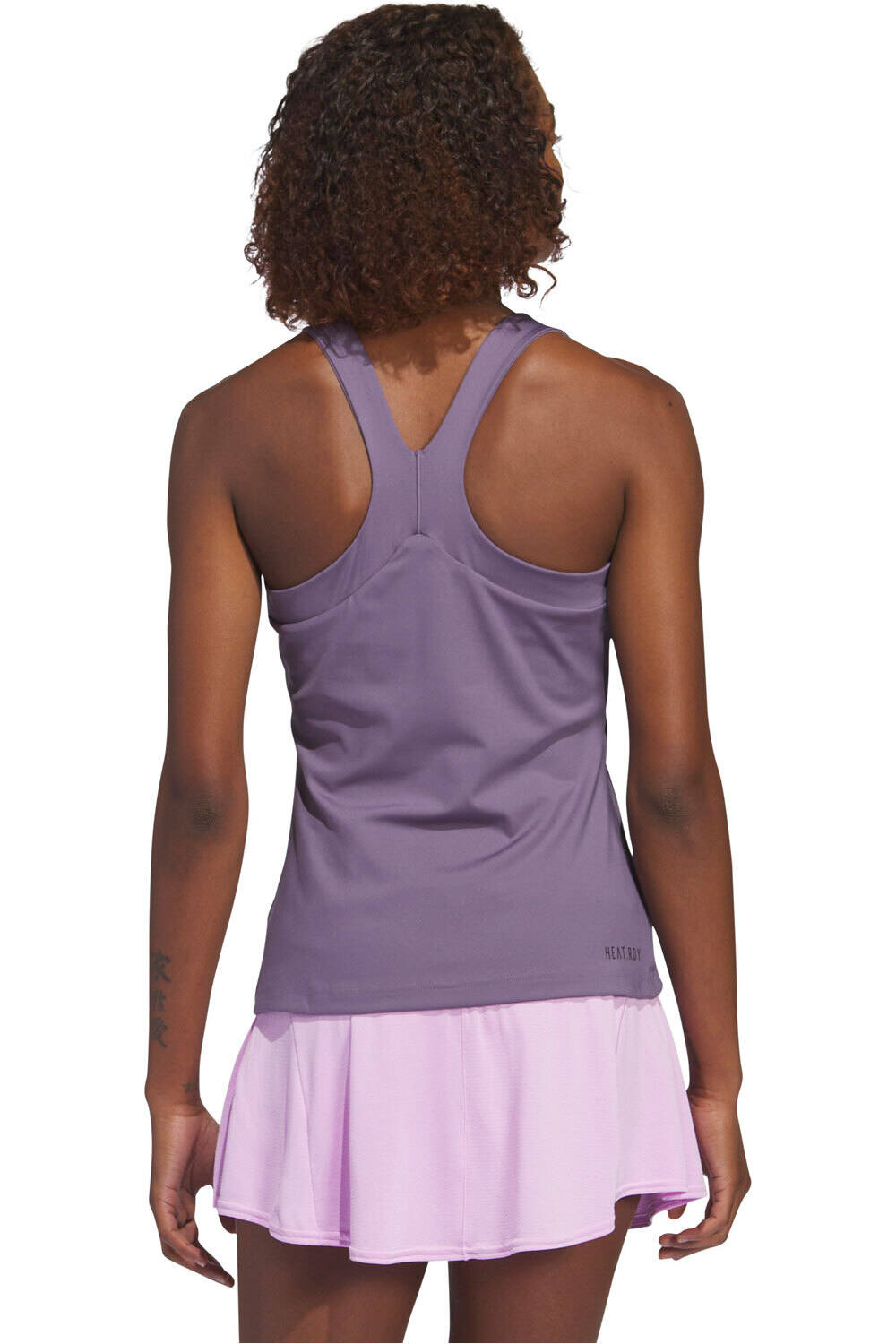 adidas camiseta tenis manga corta mujer CAMISETA TIRANTES Y-TANK SHADOW VIOLET vista trasera