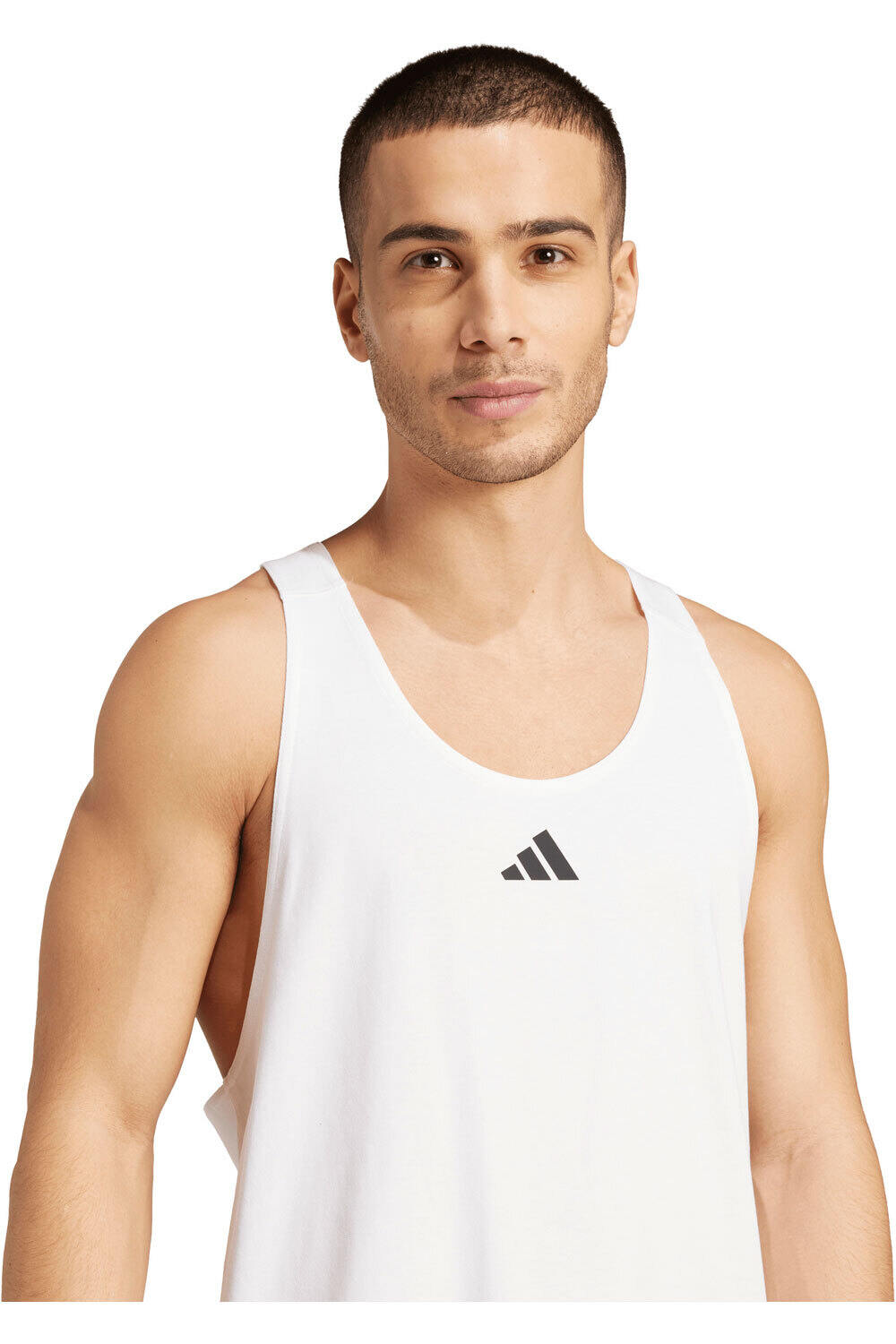 adidas camiseta tirantes fitness hombre POWER STRINGER vista detalle