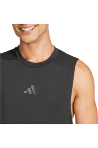 adidas camiseta tirantes fitness hombre TCNICA DESIGNED FOR TRAINING 3S vista detalle