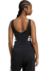 adidas camiseta tirantes fitness mujer BODI FUTURE ICONS 3 STRIPES vista trasera