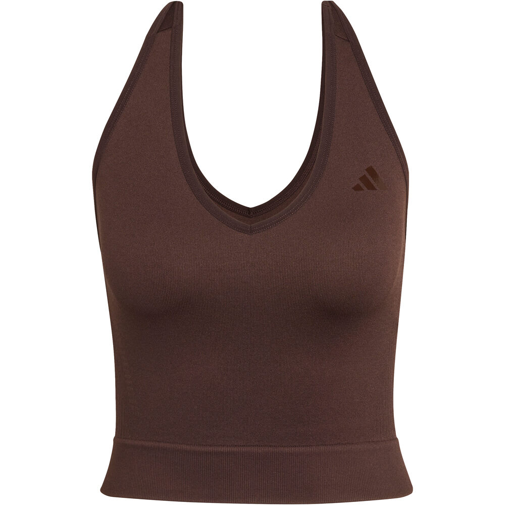 adidas camiseta tirantes fitness mujer ESCOTE HALTER 04