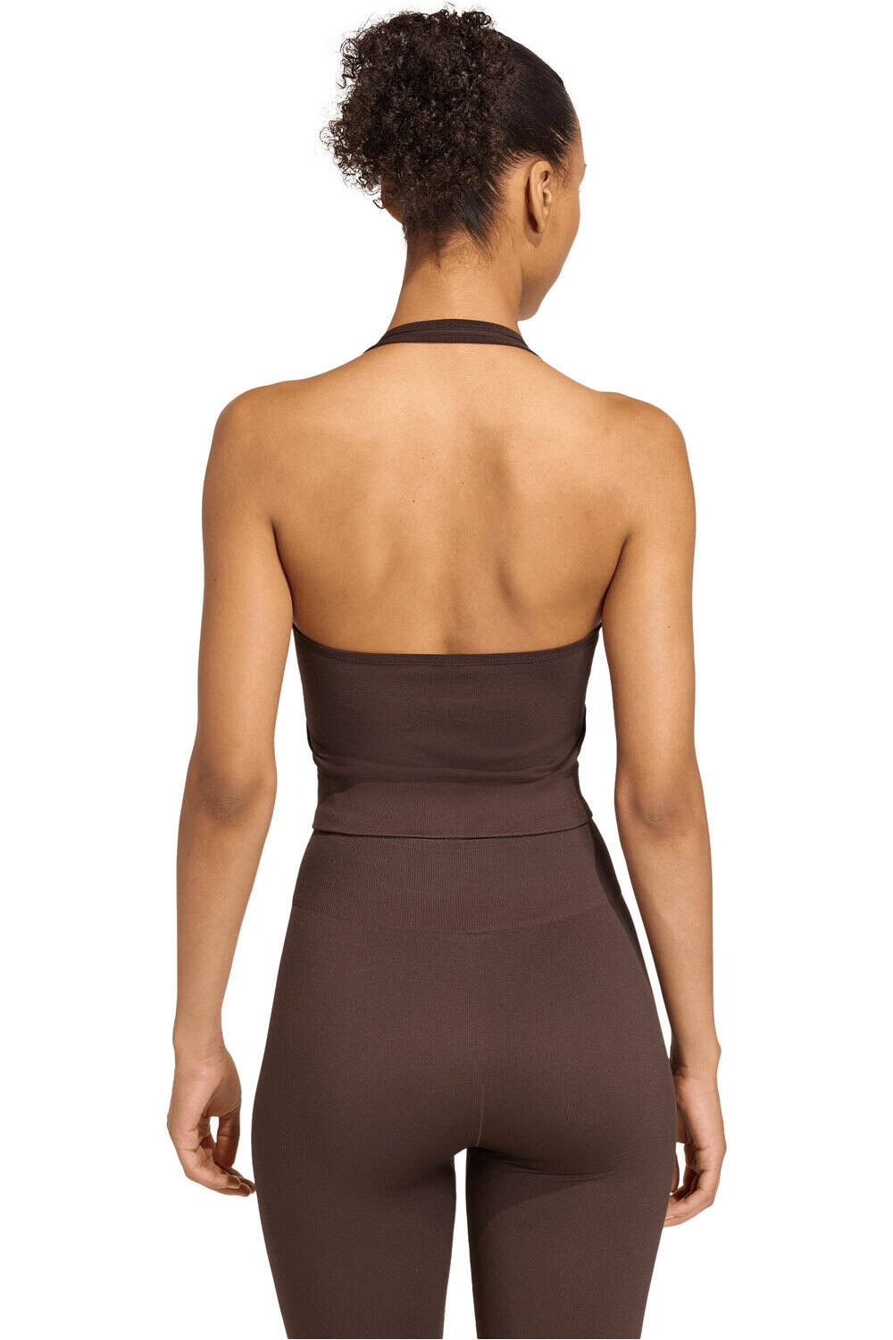 adidas camiseta tirantes fitness mujer ESCOTE HALTER vista trasera