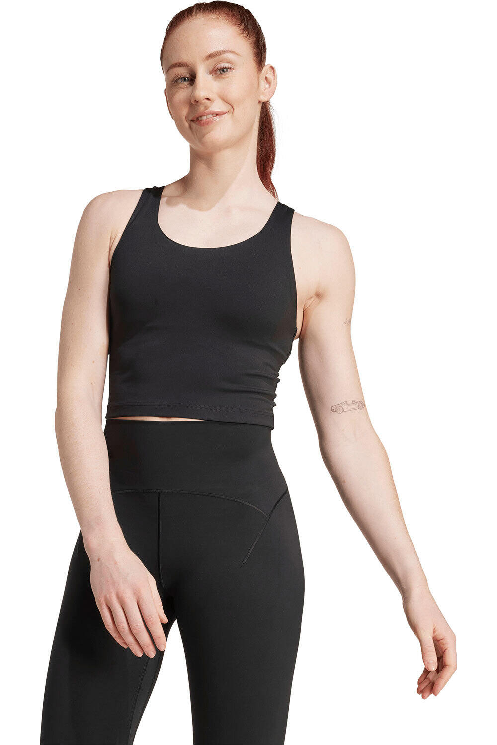 adidas camiseta tirantes fitness mujer IMPACTO MEDIO ADIDAS ALL ME vista frontal