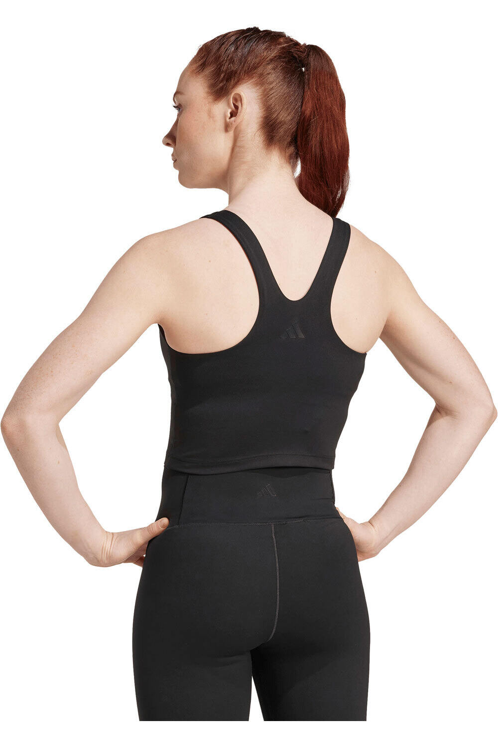 adidas camiseta tirantes fitness mujer IMPACTO MEDIO ADIDAS ALL ME vista trasera