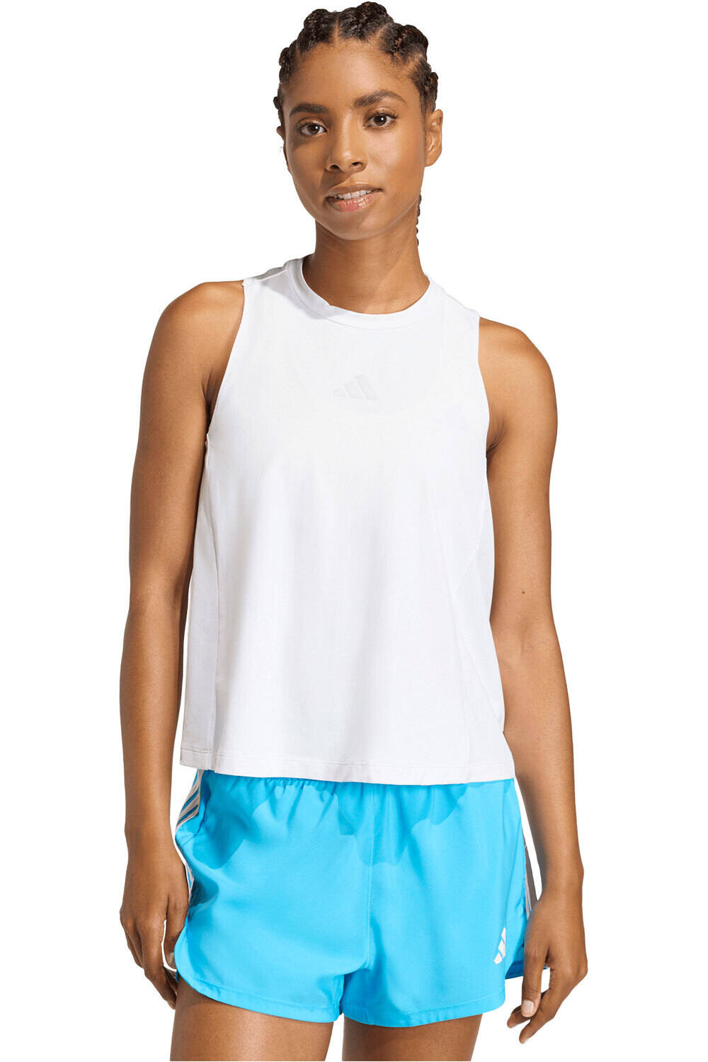 adidas camiseta tirantes fitness mujer TECH INTENSITY vista frontal