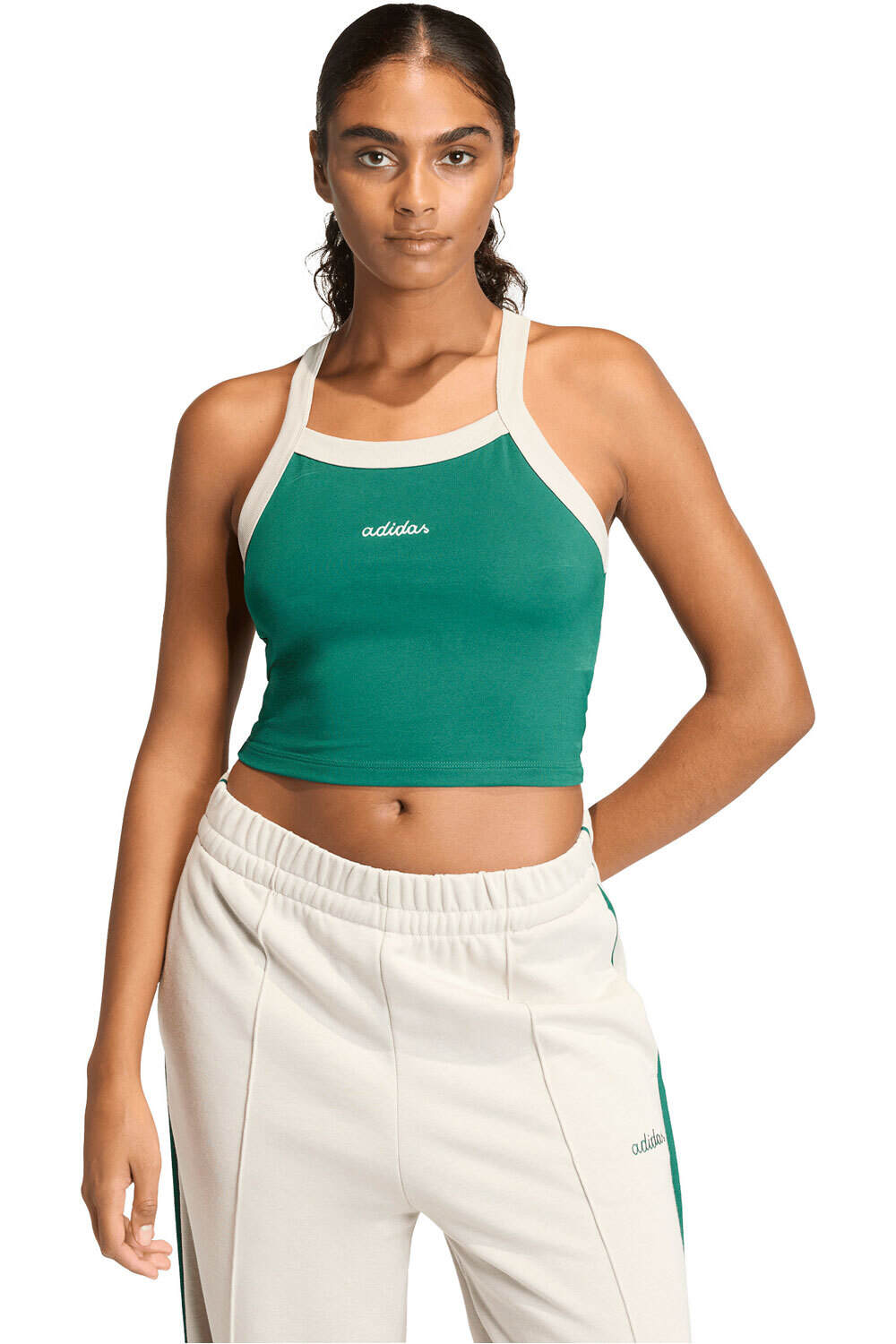 adidas camiseta tirantes mujer SEASONAL ESSENTIALS COLORPOP vista frontal