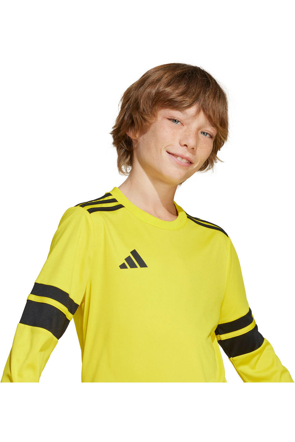 adidas camisetas entrenamiento futbol manga corta niño SQUA25 JSY LY vista detalle