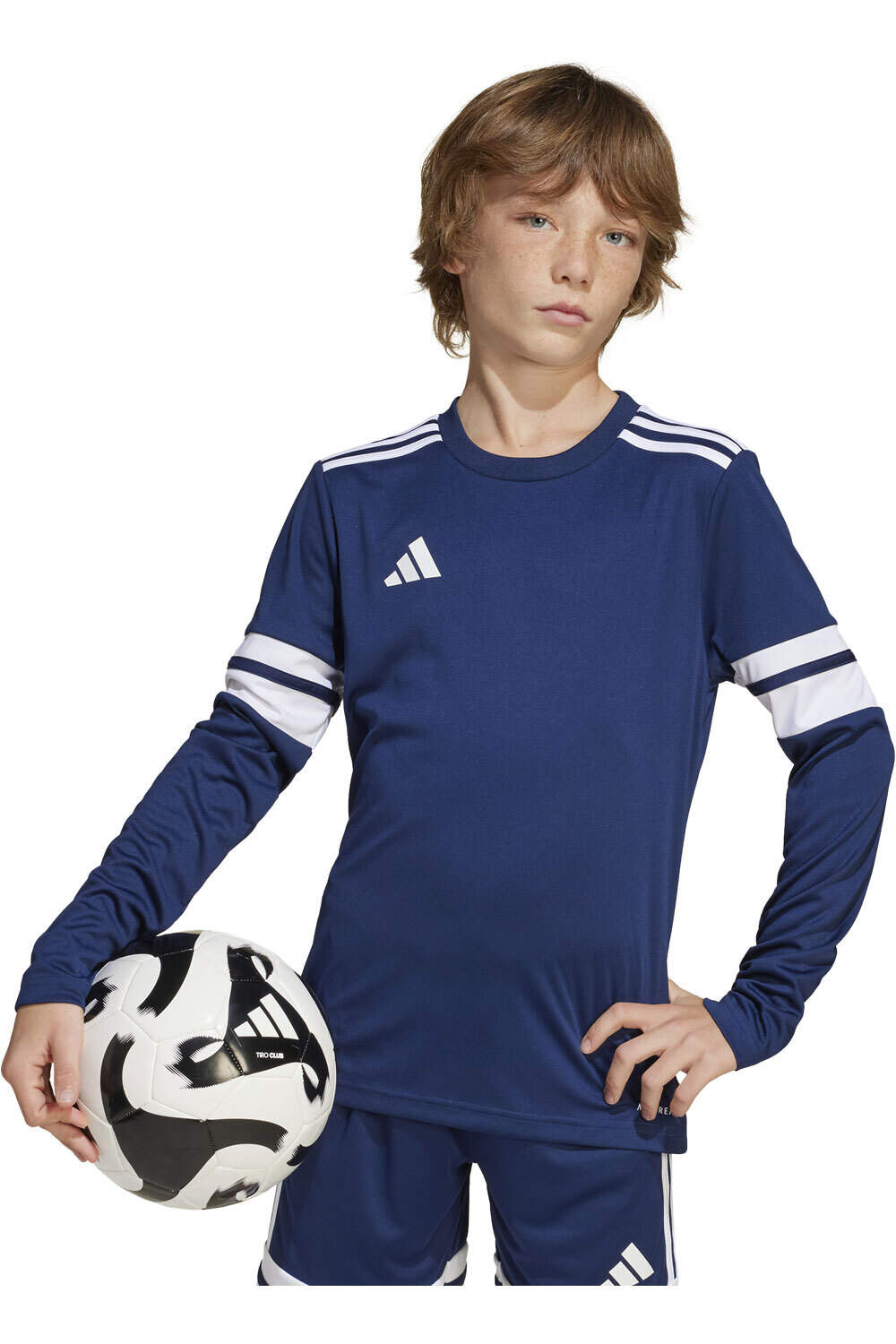 adidas camisetas entrenamiento futbol manga corta niño SQUA25 JSY LY vista frontal